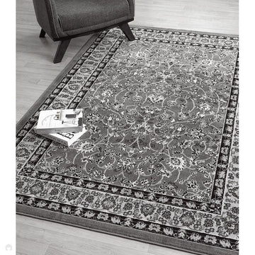 Obsidian Classic OBS32 Mid Grey/Charcoal/Ivory/Taupe/Black/Steel Grey Rug-Desire Rugs-Rug Love - The Most Loved Rug Store